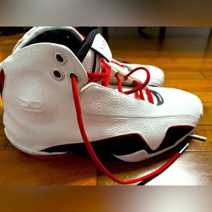 Nike Air Jordan 21 White Varsity Red Metallic Silver Men’s Size 8.5